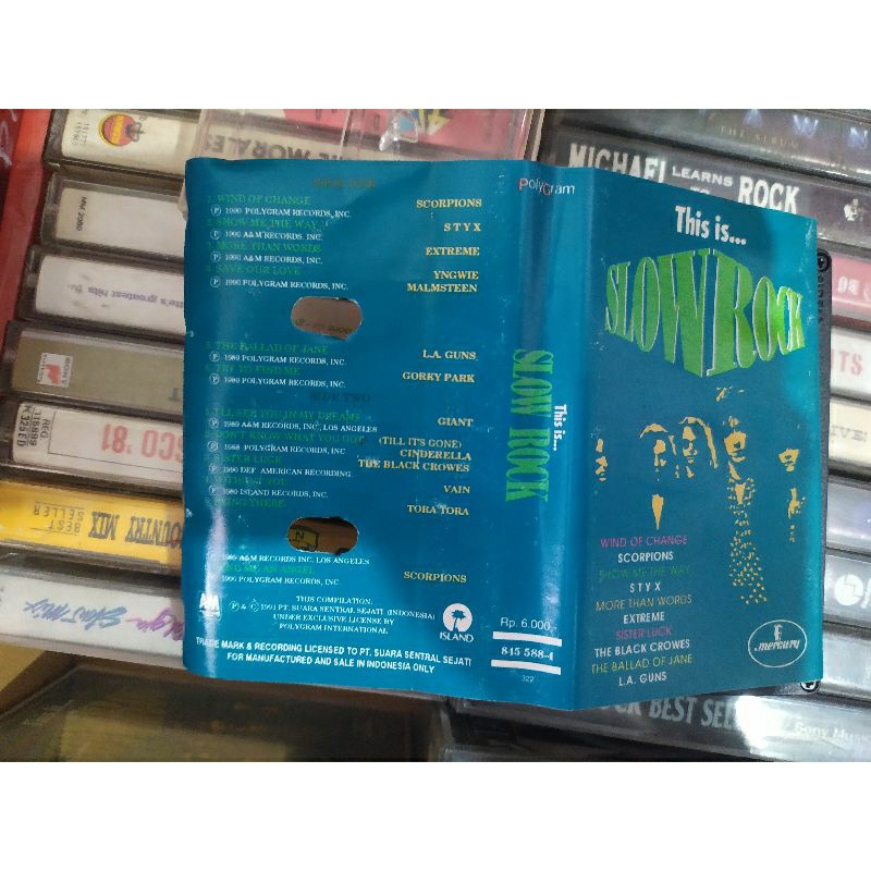 Kaset pita slow rock