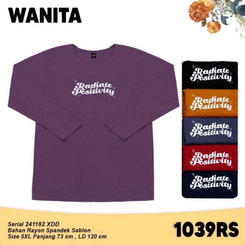 kaos jumbo lengan panjang lemone 5XL 889/1039 rs