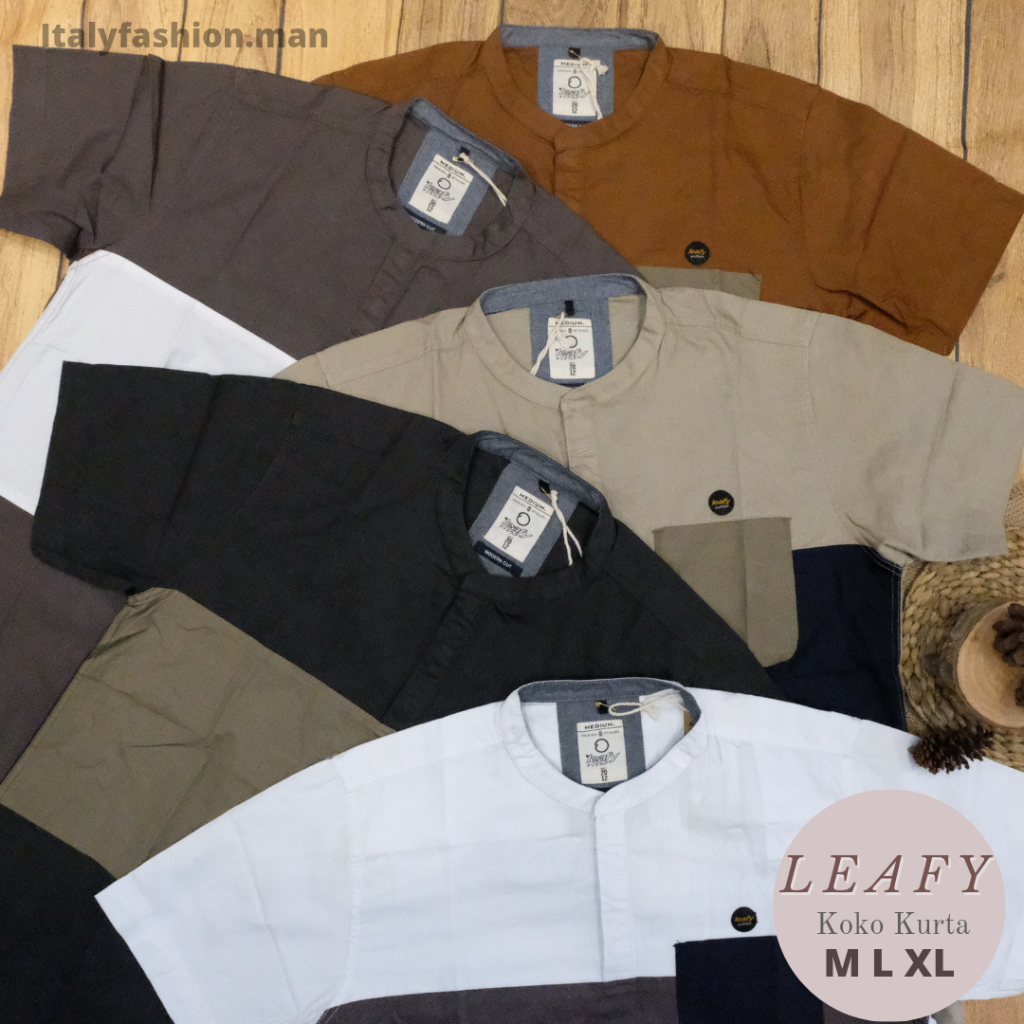 LEAFY Koko Kurta Pendek Pria 270