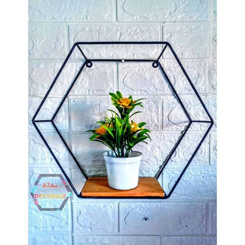 Rak dinding rak dinding tempel hiasan dinding dekorasi kamar dekorasi rumah aesthetic furniture  dek