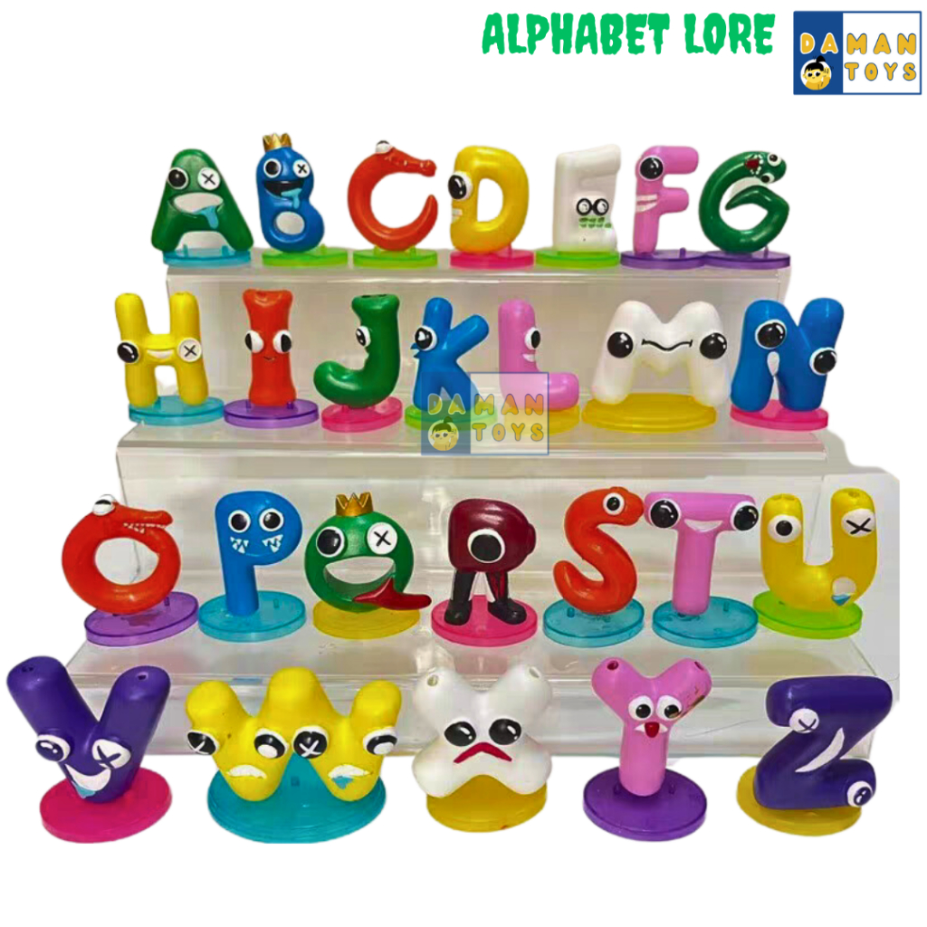 Mainan Figure Roblox Alphabet Lore Lores Alfabet