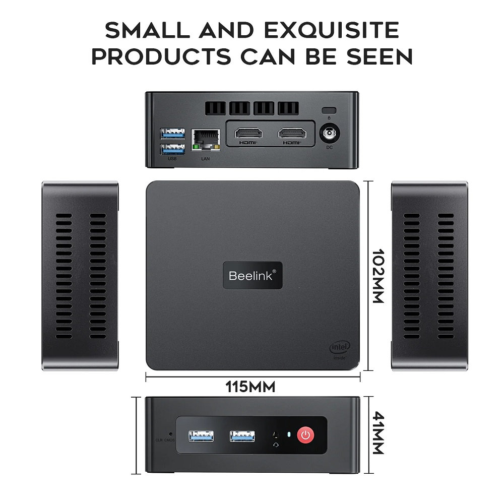 BEELINK MINI S Mini PC - Intel Celeron N5095