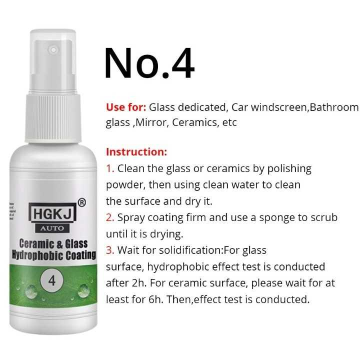 Hydrophobic Nano Spray Ceramic Glass Coating Waterproof 20ml - HGKJ-4