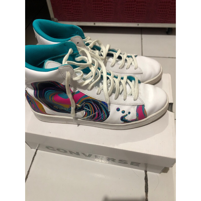 converse pro leather hi (preloved)
