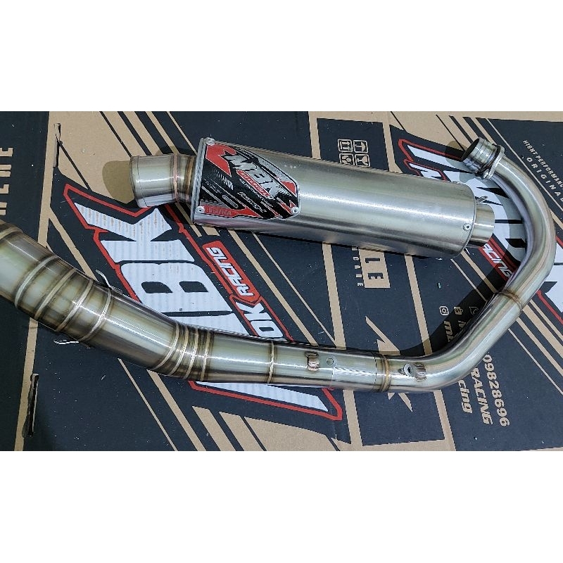 KNALPOT CB GL MP TIGER MODEL BULAT SLIM P30 ORIGINAL MBK RACING PERFORMANCE