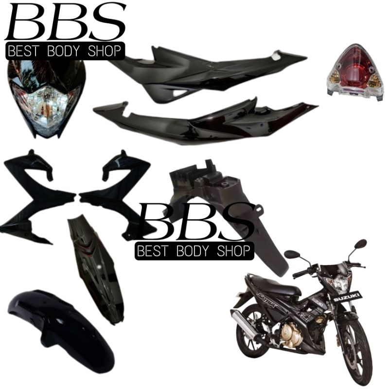 Full Cover Body Suzuki Satria F150 Facelift / Full Set Bodi Halus + Kasar Plus Lampu Satria Fu 150 F