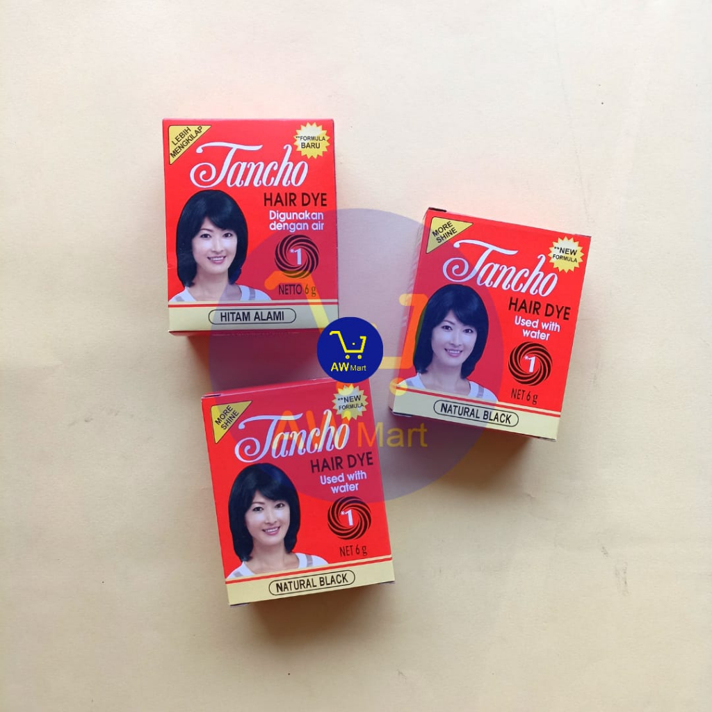 TANCHO SEMIR RAMBUT 6 GRAM - TANCHO HAIR DYE DIGUNAKAN DENGAN AIR 6 GRAM