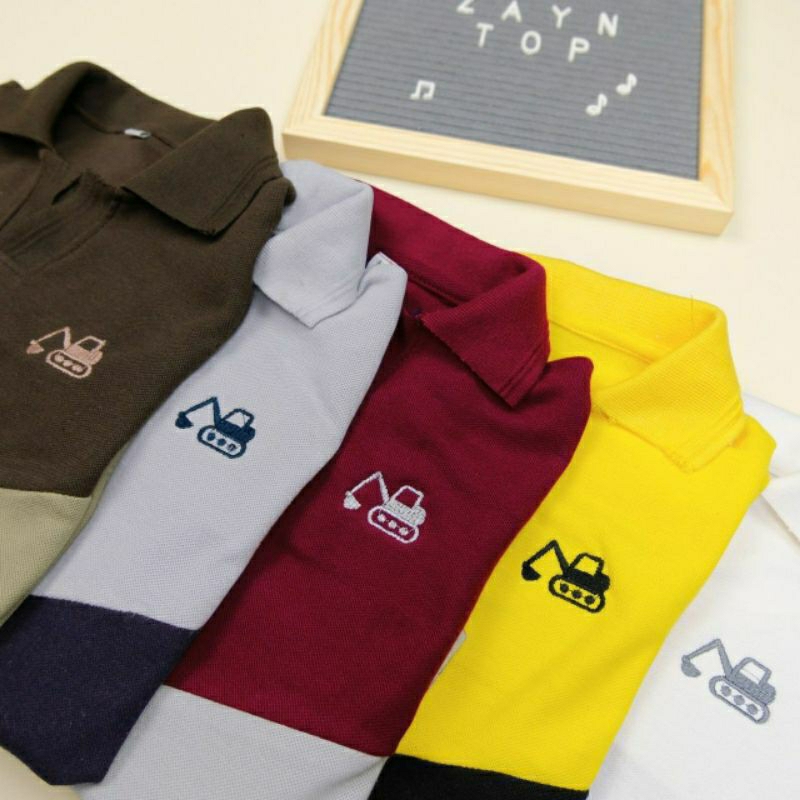 Ova Top Kaos Polo anak Unisex