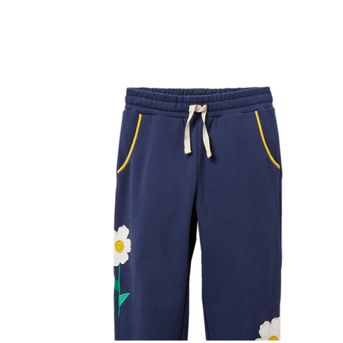 babyfit celana panjang jogger anak perempuan NAVY DAISY import ydm-0408