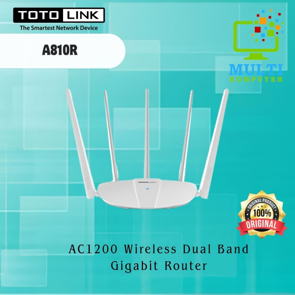 TOTOLINK A810R - AC1200 Wireless Dual Band Gigabit Router