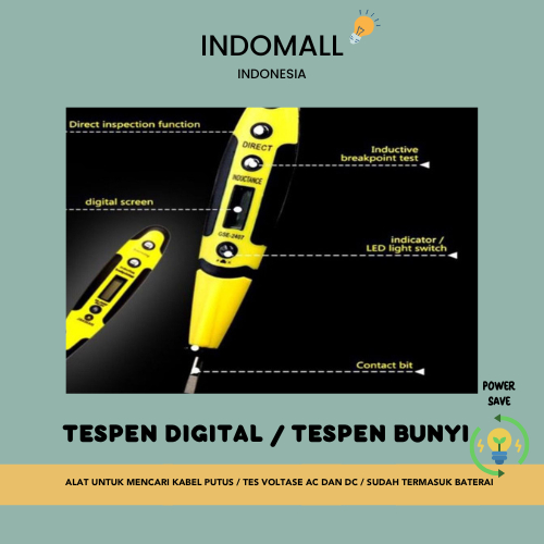 TESPEN DIGITAL / TESPEN BUNYI SUDAH DENGAN BATERAI AC/DC