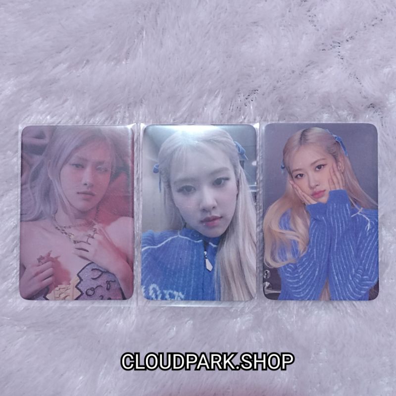 PC PHOTOCARD ROSE ON THE GROUND BLACKPINK POB BENEFIT