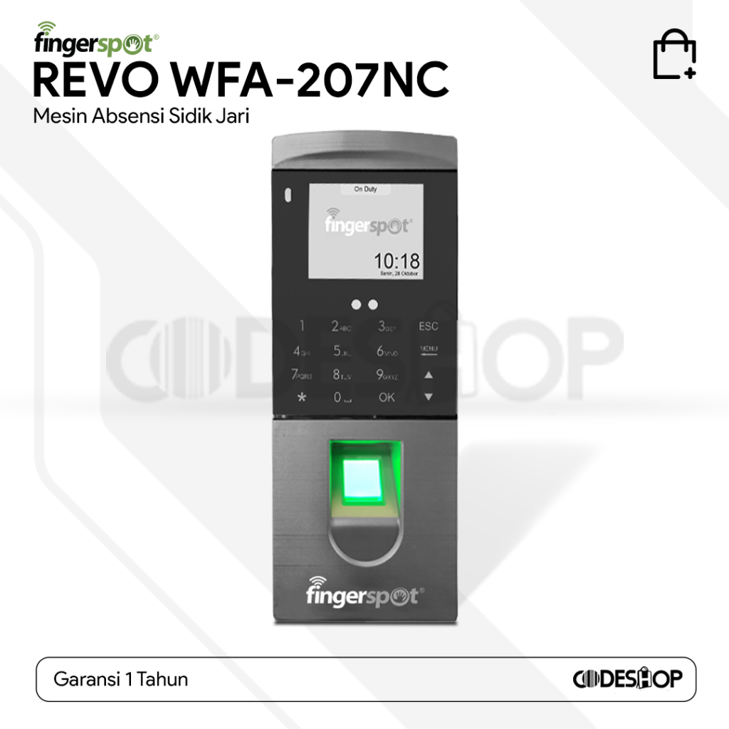 Revo WFA-207NC Fingerprint Mesin Absen Absensi Fingerspot Access Door