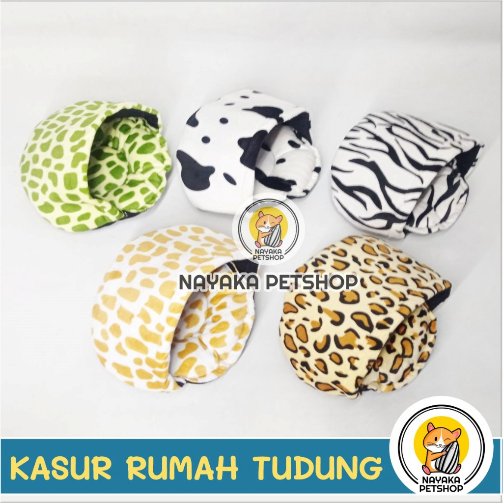 Kasur Hamster Rumah Tudung Sleeping Pouch Sugar Glider Sarang Ranjang Mini Bed Kandang Tupai Tempat Tidur Hewan