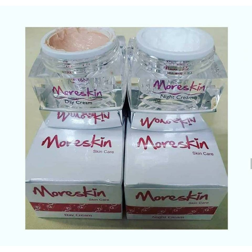 SCP+SCM [Paket] Moreskin Cream Siang Malam Ori Nasa - Day Cream & Night Cream - penghilang flek Hita