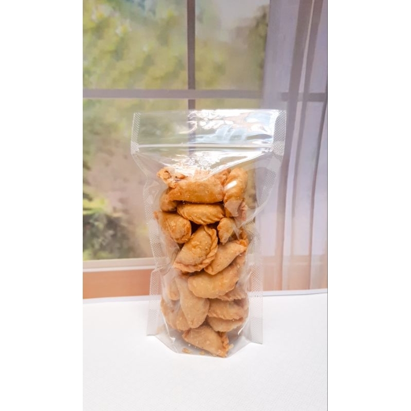 

HOMEBAKED Pastel mini renyah isi Abon Sapi kemasan ekonomis standing pouch / camilan premium