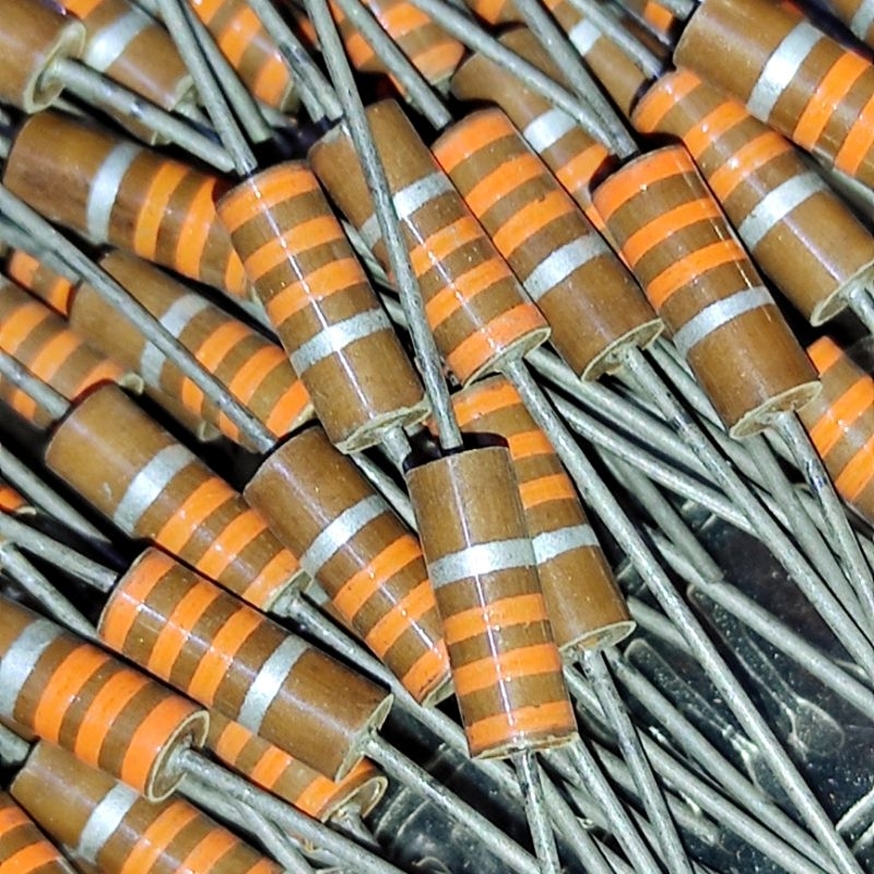 Resistor Vintage 33K 0.5W Allen Bradley NOS Carbon Composite karbon comp composition AB 33 k Bukan k