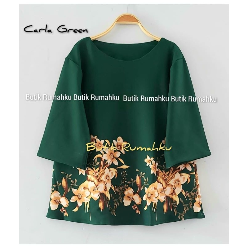 BLOUSE SCUBA JUMBO WANITA - ATASAN JUMBO WANITA TERMURAH - ATASAN BLUS JUMBO