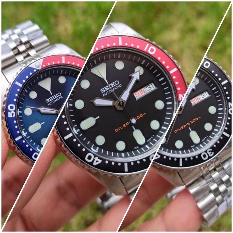 JAM PRIA SEIKO SUPERMAN DIVERS OTOMATIS