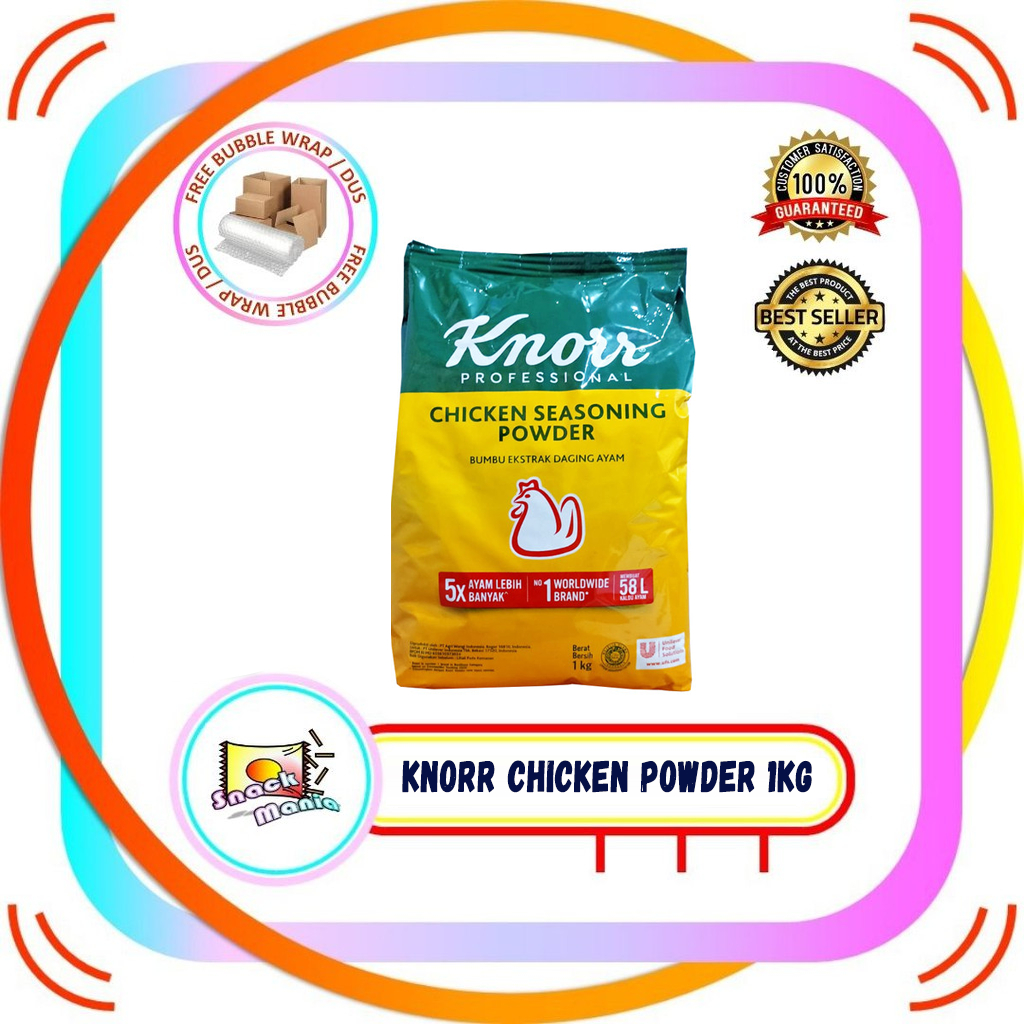 

Knorr Chicken Seasoning Powder 1 Kg Bubuk Kaldu Ayam