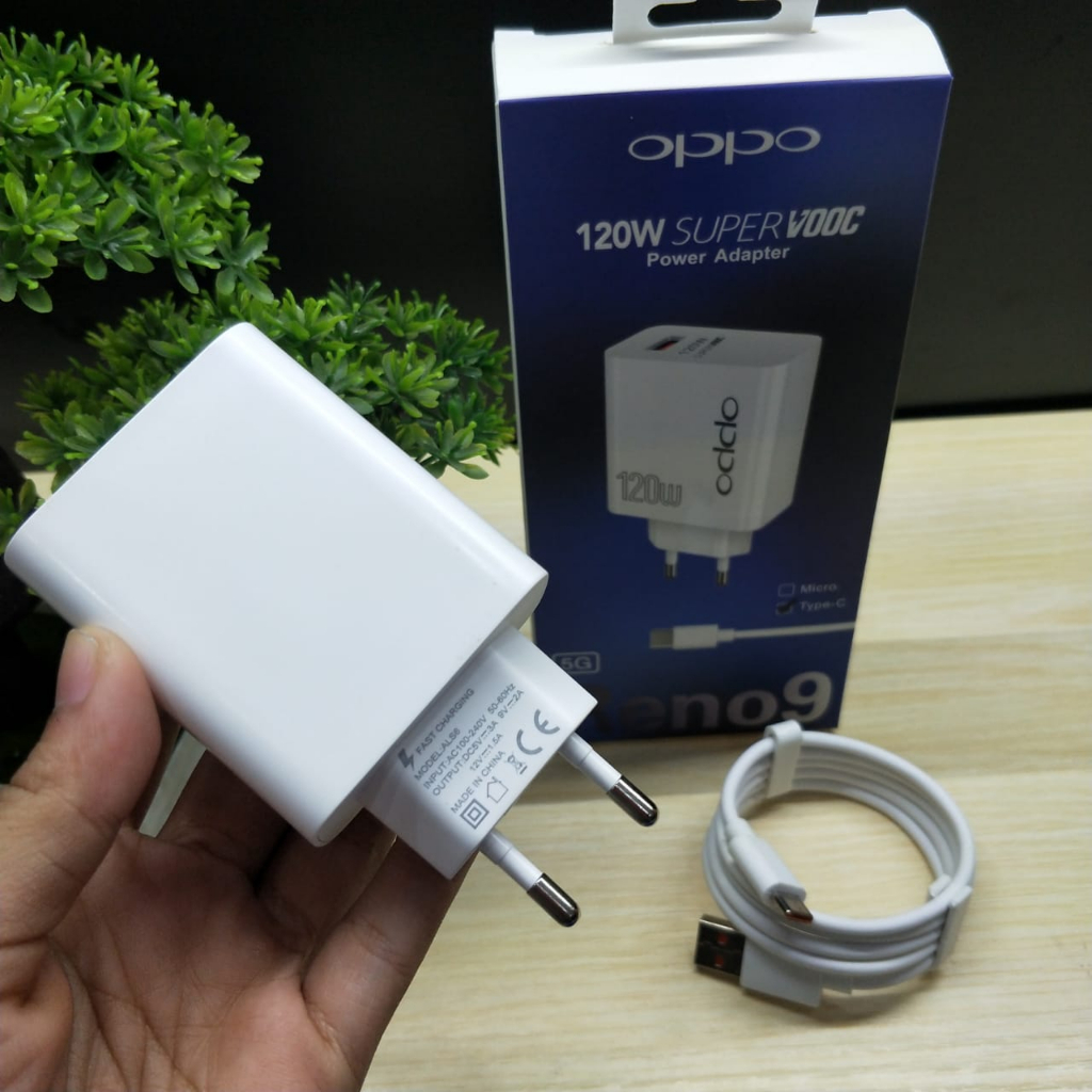 CHARGER OPPO RENO 9 SUPERVOOC 120W FAST CHARGING MICRO TYPE C PROMO SEN