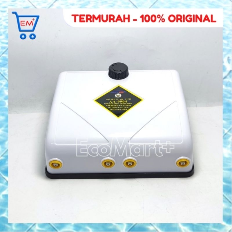 SAKKAI PRO PREMIUM AA-9904 AERATOR AIR PUMP POMPA UDARA GELEMBUNG 4 LUBANG AQUARIUM / AQUASCAPE