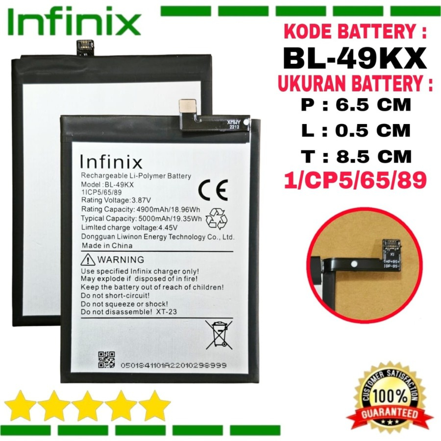 baterai batere battery infinix note11 infinix note12 BL-49KX note 11nfc.x663b note 12 x670 note 12 2023 ,5000mah baterai note 11 nfc .baterai note 12 baterai note 12 2023