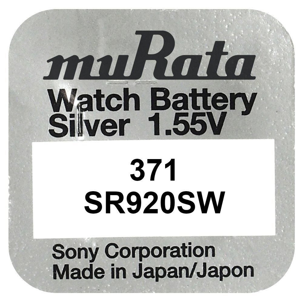 Sony Murata LR69/371/AG6 baterai jam tangan singel pack