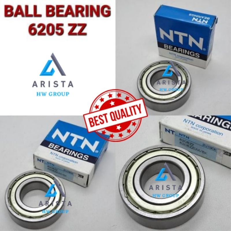 BALL BEARING 6205ZZ 6205 ZZ NTN