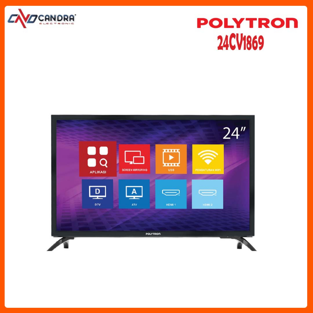 SMART TV LED 24 Inch POLYTRON 24CV1869/Digital Tv