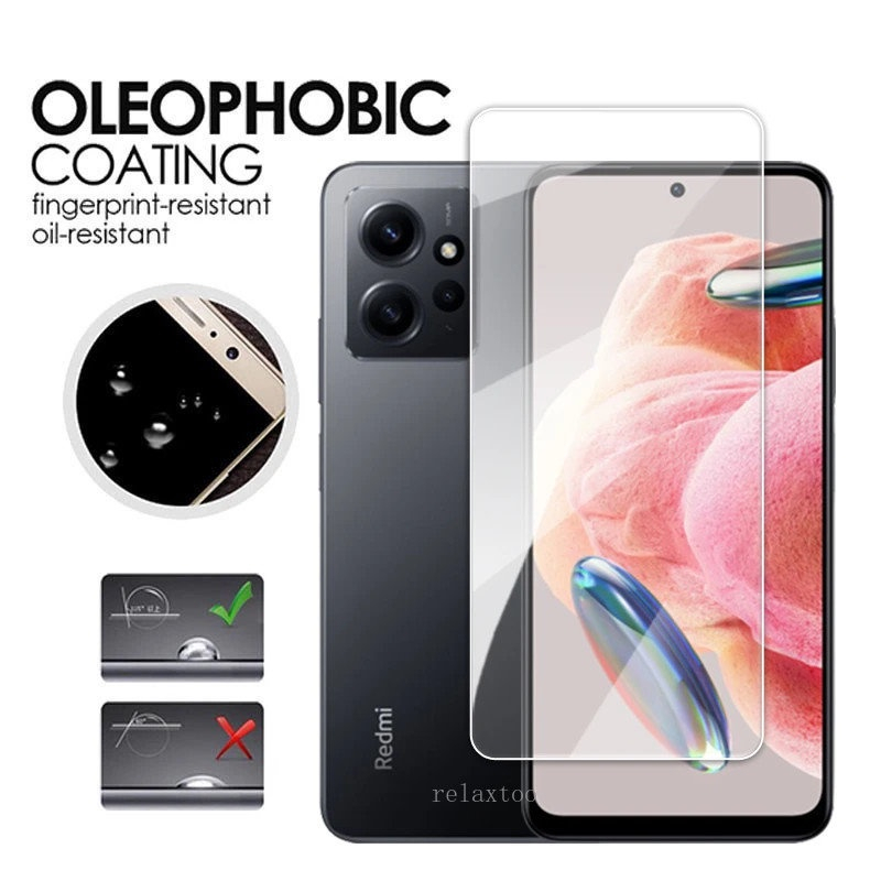 Pelindung Layar Tempered Glass Redmi Note 12 4G Redmi Note 12 Pro 4G Redmi Note 12 Pro 5G Redmi Note 12s Paket 2 in 1