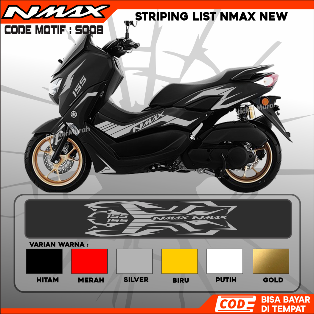 STICKER CUTTING LIST STRIPING FOR NMAX NEW DAN NMAX OLD STICKER LIST MOTOR
