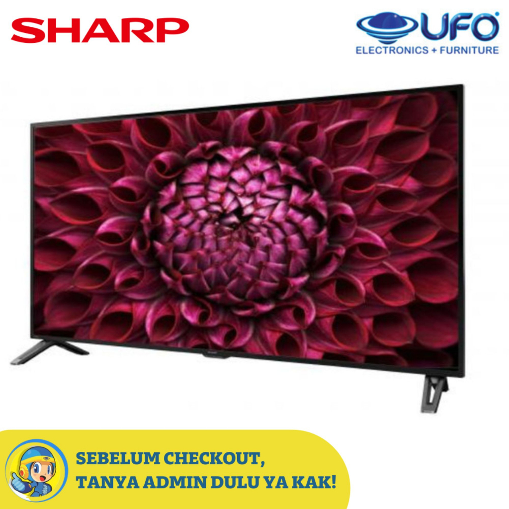 SHARP 4TC60DL1X LED TV ANDROID 4K UHD HDR TV 60 INCH