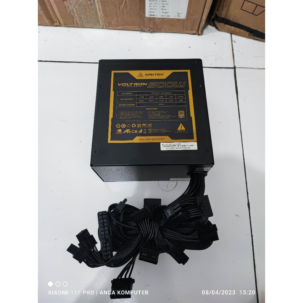 PSU 500W 80 PLUS BRONZE ARKTEK