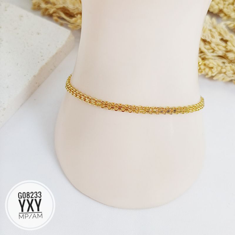 Gelang tikar yaxiya warna 24k G08233