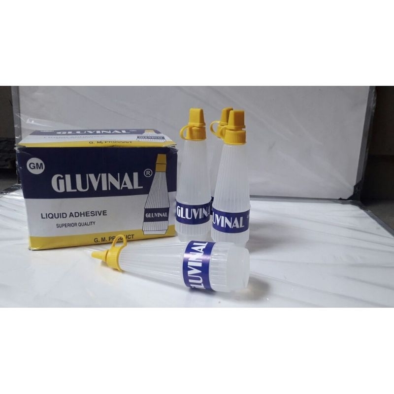 

[ BOX ISI 12 ] LEM GLUVINAL 75 ML / LEM KERTAS