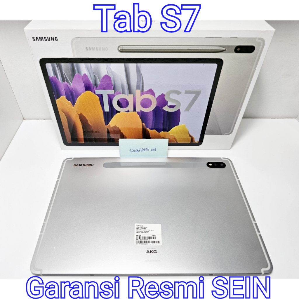 Tablet Samsung Tab S7 SM-T875 11 inches Resmi SEIN Original Bekas Mulus
