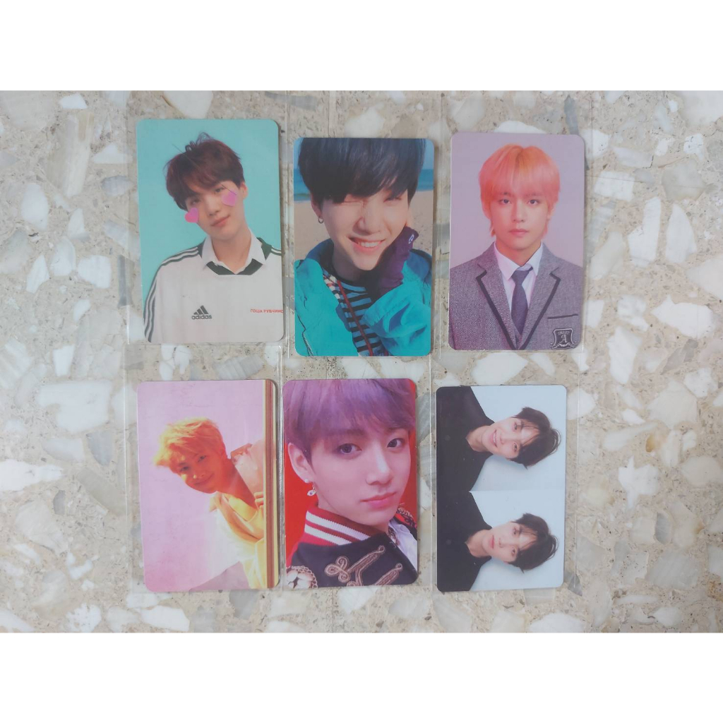 Official Photocard PC RM/Namjoon, Taehyung/V, Jungkook & Suga/Yoongi - Love Yourself Answer/Love You