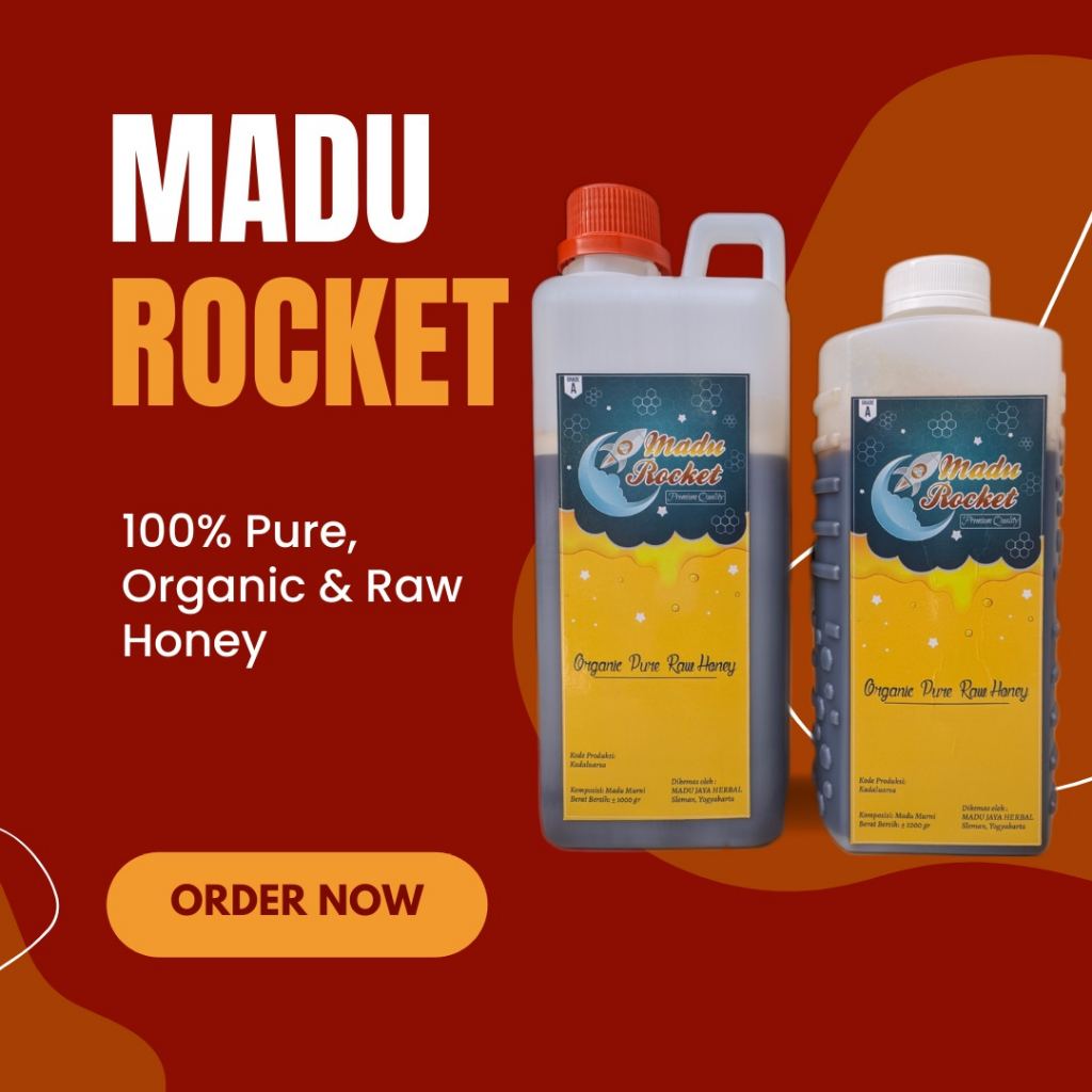 

Madu Rocket Premium Quality - 100% Murni - Organic - Raw Honey