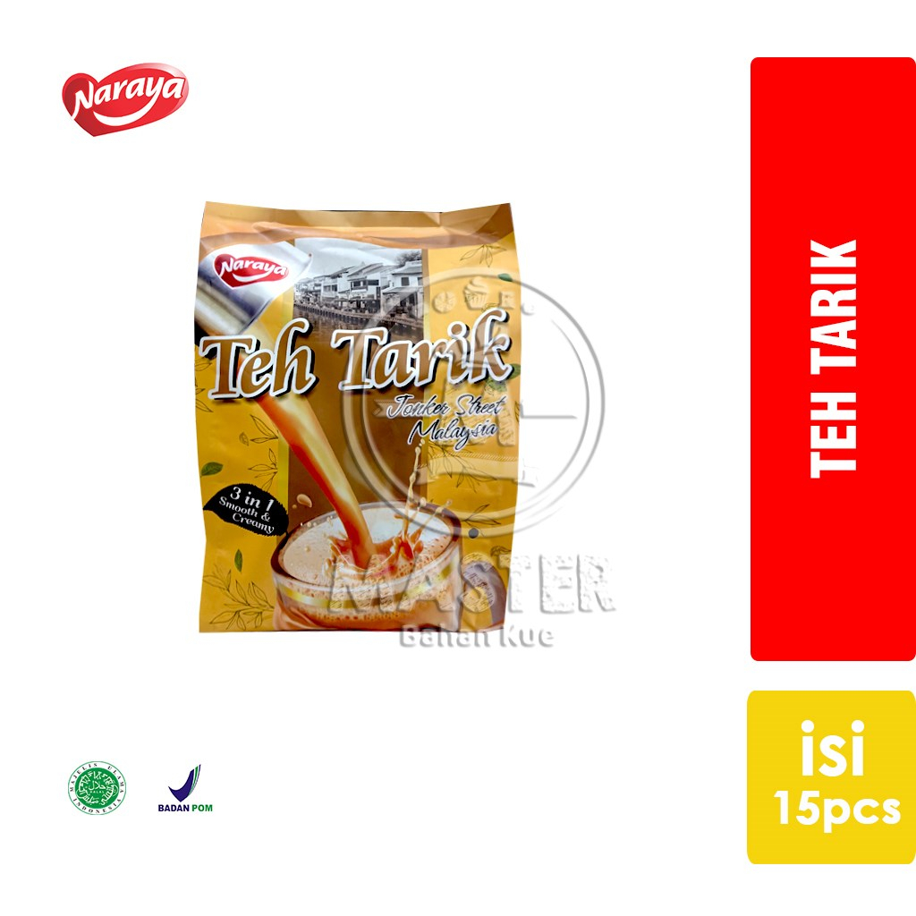 

Naraya Teh Tarik 3in1 / Bubuk Minuman Teh Tarik Malaysia [1 Bag isi 15pcs]