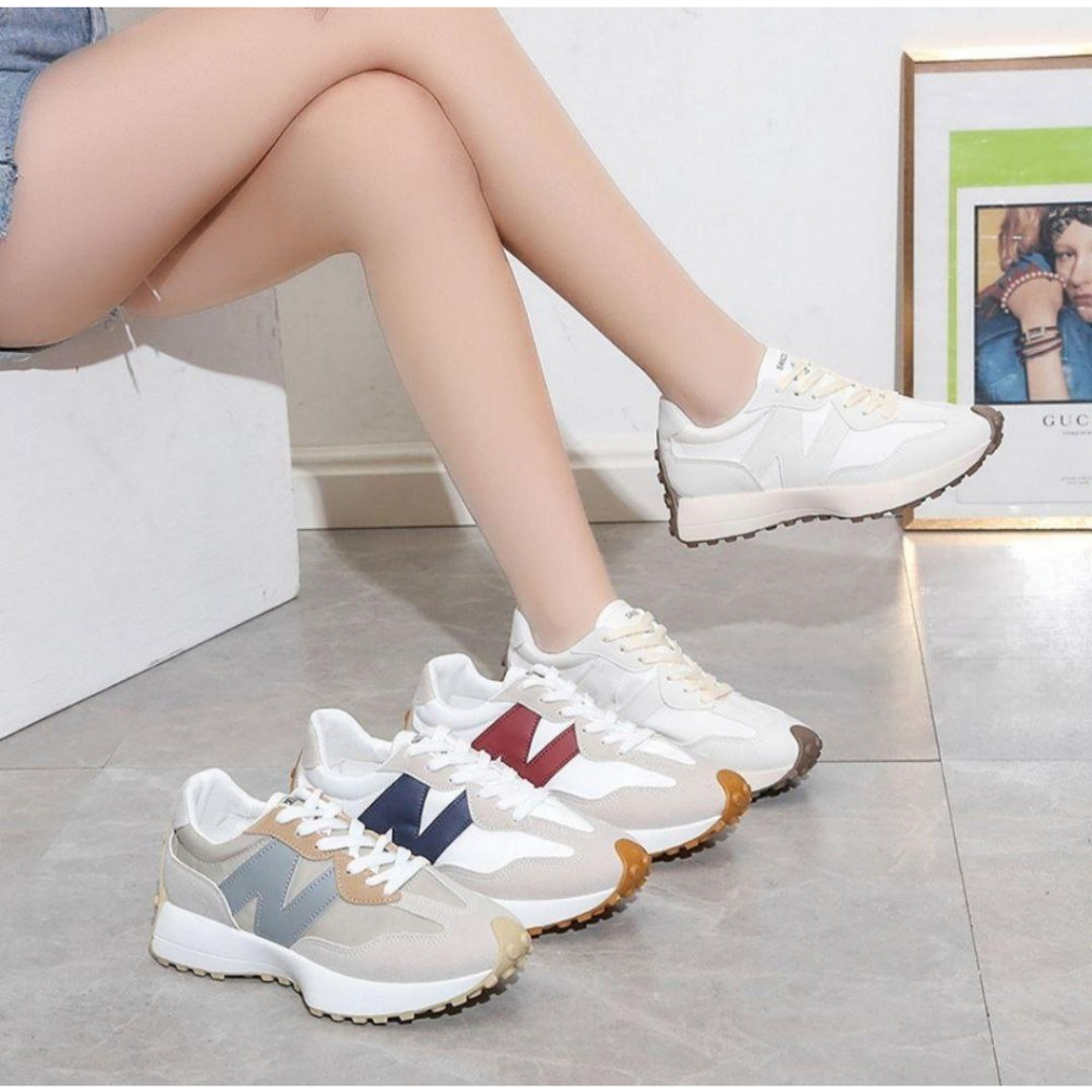 DDXX3344 Sepatu Sneakers Wanita Casual Fashion Import Jimin Ready Jakarta Bisa COD (With Box)