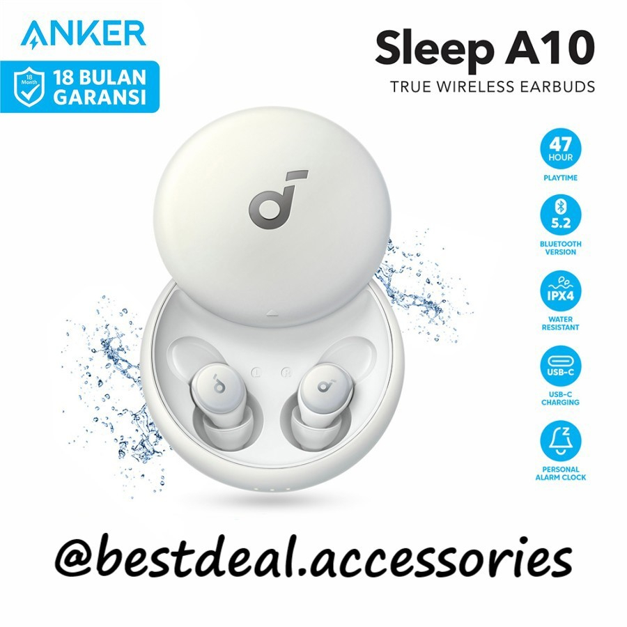 Anker Soundcore Sleep A10 TWS Earphone Sleep Aid Sleepbuds - A6610