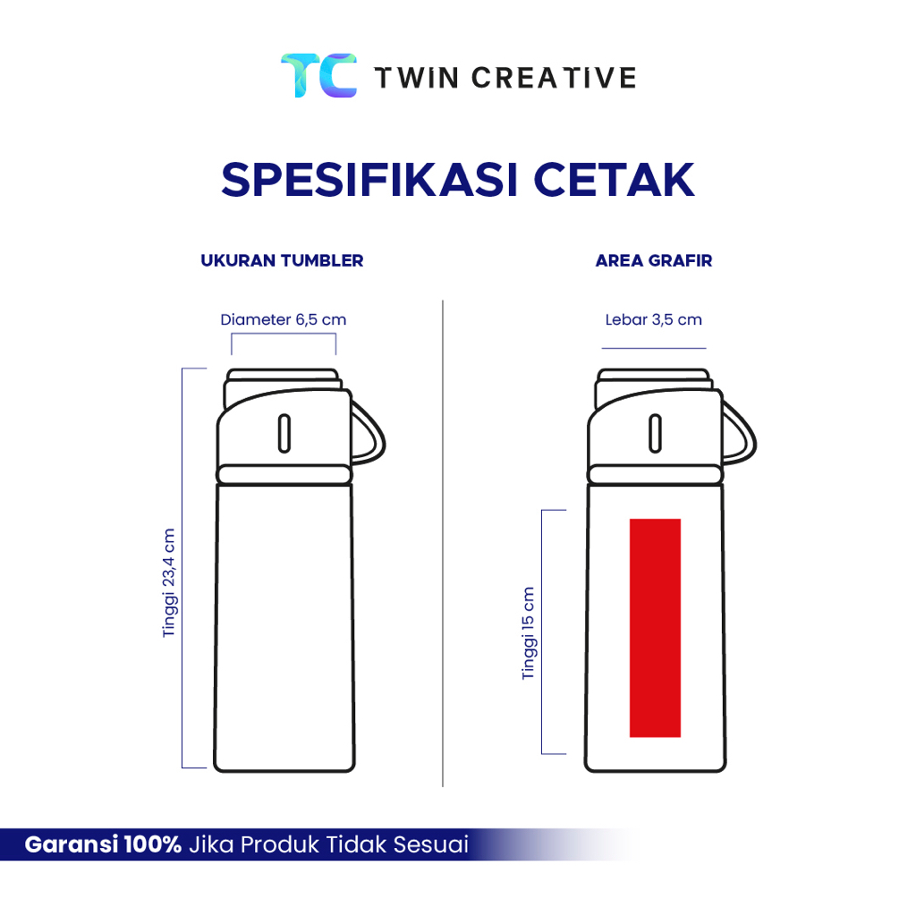 Hadiah Tumbler Vacuum Flask Set Souvenir Botol Minum Tahan Panas &amp; Dingin - Cetak Termos Sultan Grafir