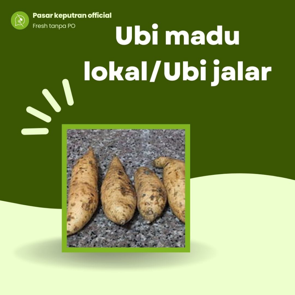 

Ubi madu segar, ubi madu, ubi jalar madu