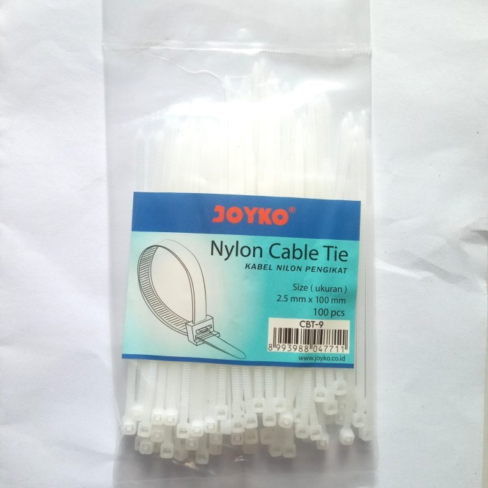 Kabel Tis / Pengikat Kabel / Cable Ties Joyko 10 cm CBT-9 Isi 100 pcs