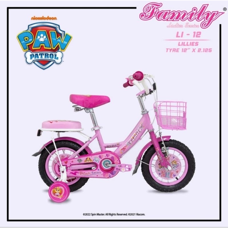 Sepeda Anak mini Family Lilies 12 Inch