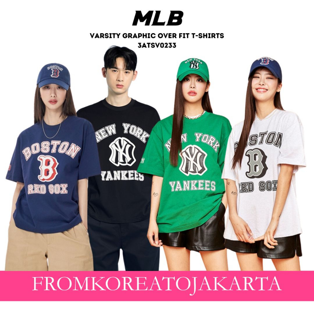 MLB VARSITY GRAPHIC OVER FIT T-SHIRTS 3ATSV0233