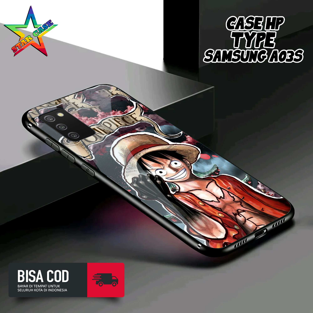 Case Samsung A03S Motif [ANIME OOOP] Casing Samsung A03S TERBARU Hardcase Glossy Kilau 2D Case Hp Sa