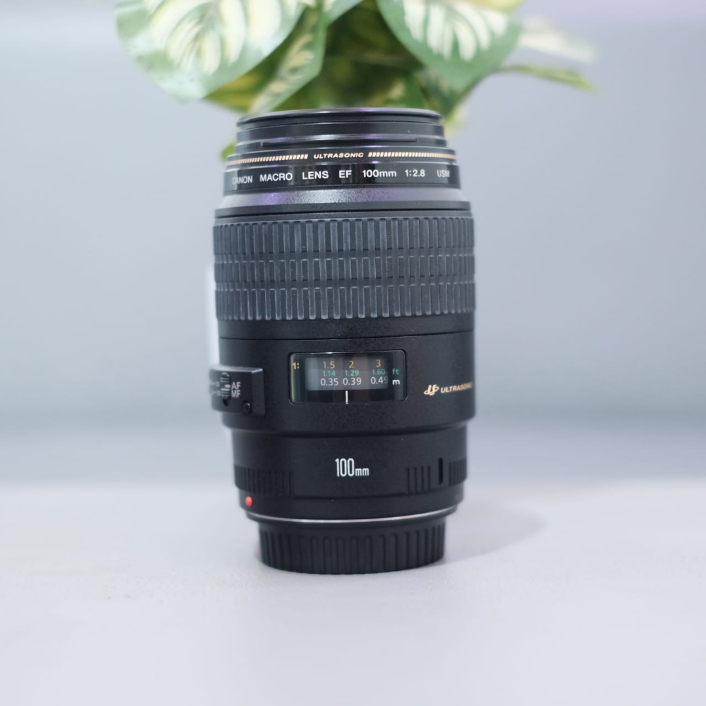 lensa fix canon 100mm usm f2.8 for canon