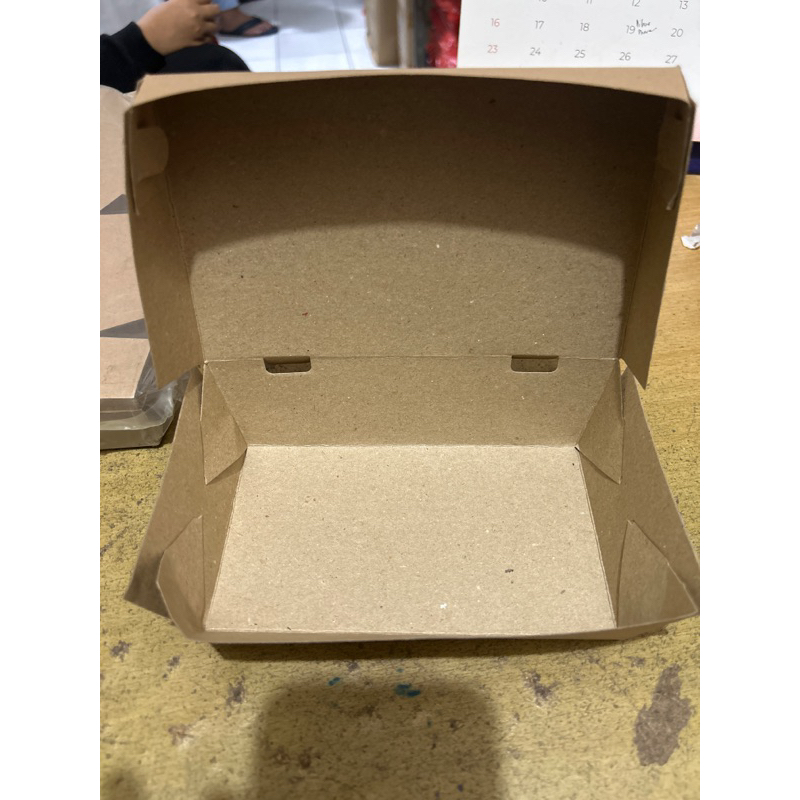 

Box Snack/Launch Box Craft uk. M warna Coklat